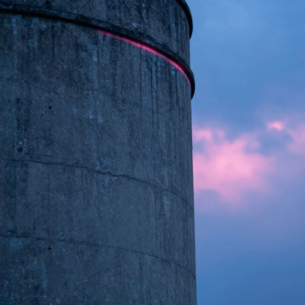 macro detail of lone industrial silhouette on a prairie at hot-pink sunset - companion image for the cart abandon vs browse abandon flows guide