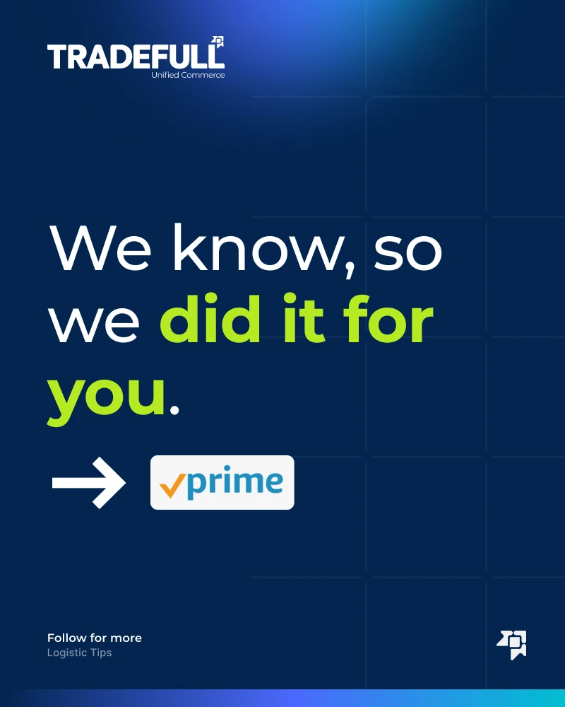 Carousel slide: We know, so we did it for you, with the Prime badge chip.
