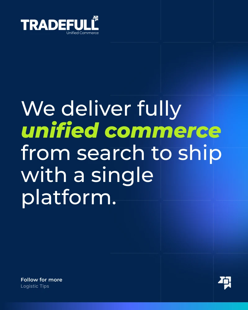 Carousel slide: We deliver fully unified commerce from search to ship with a single platform.