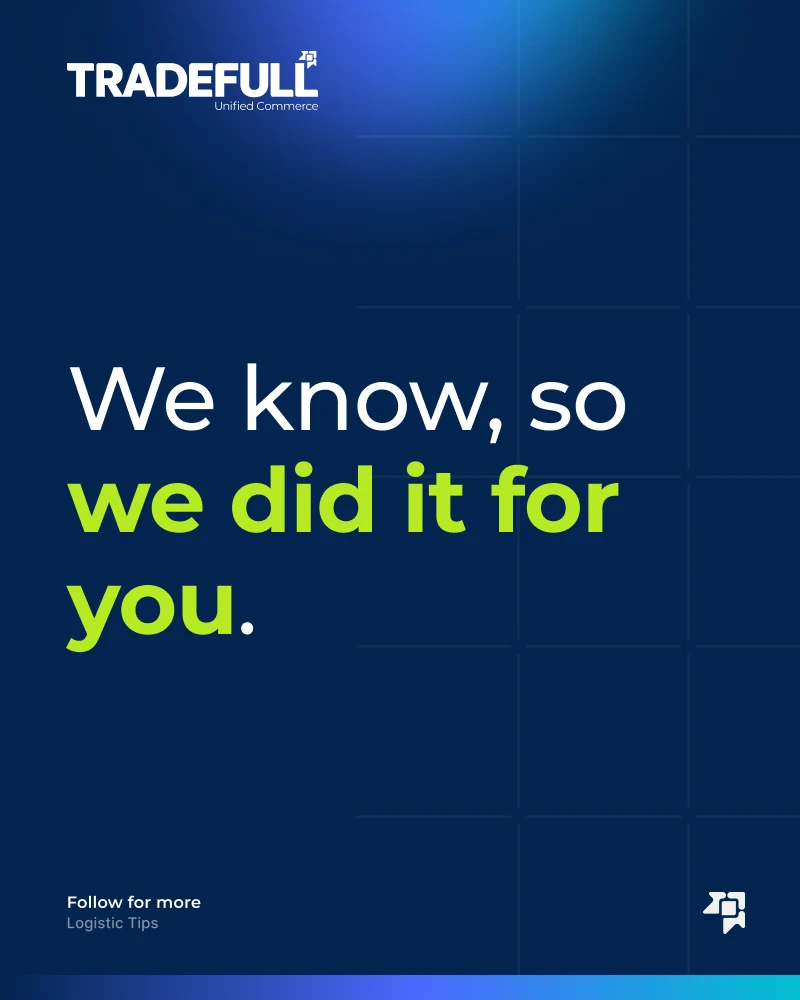 Carousel slide: We know, so we did it for you.